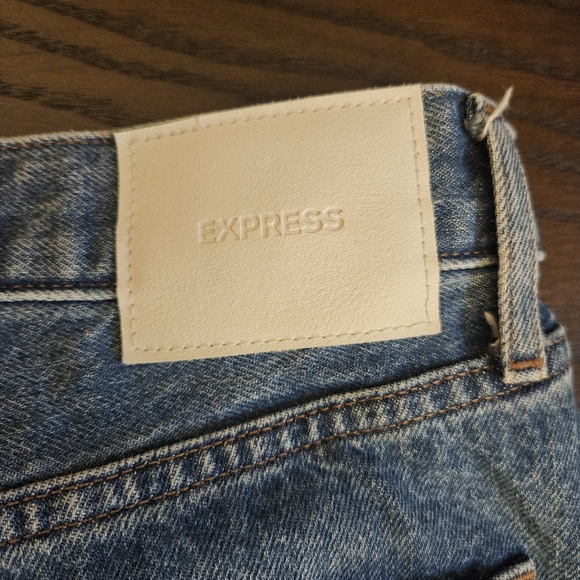 Express Straight Ankle High Rise Jeans Size 8 Long - Picture 9 of 9